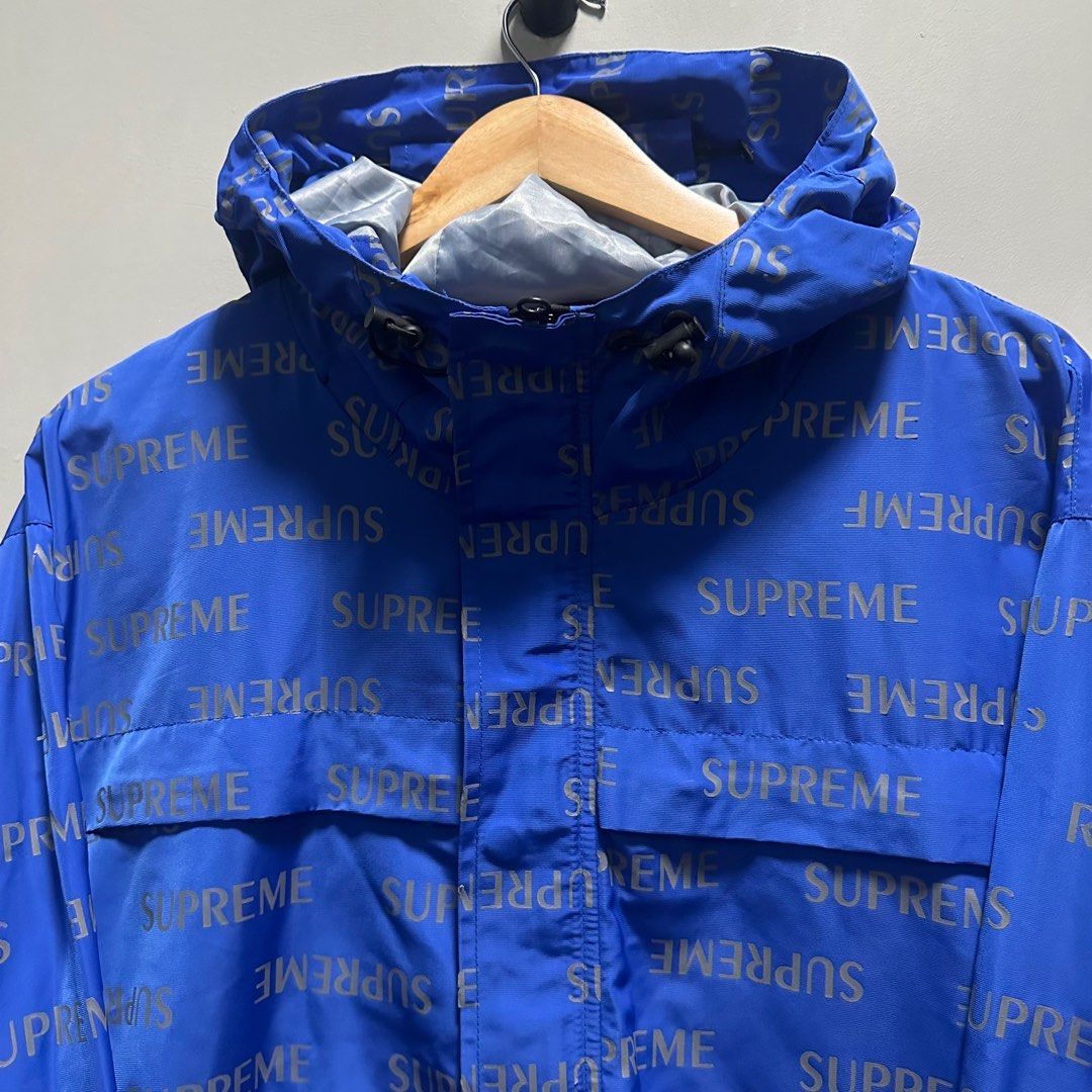Supreme 3m reflective best sale repeat taped seam jacket