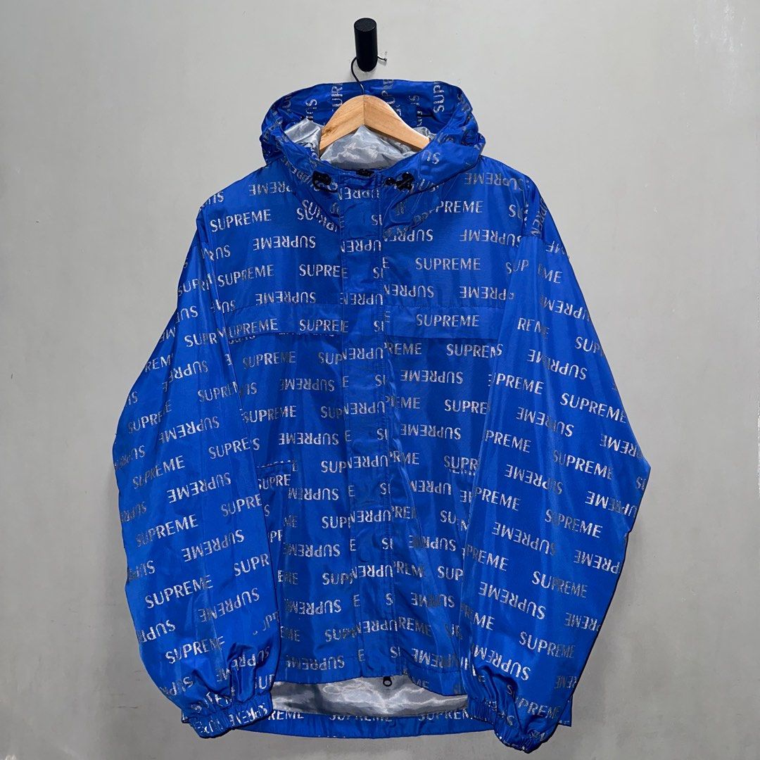 Supreme 3m reflective repeat taped seam jacket online