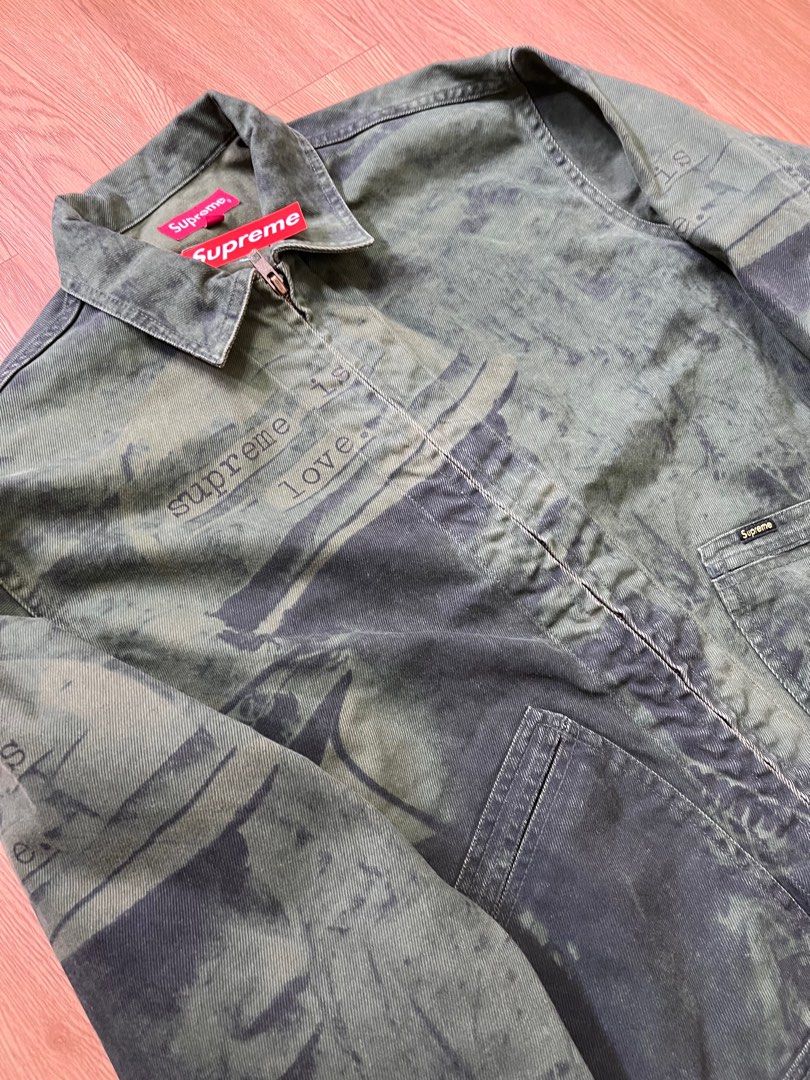Supreme is love denim jacket top