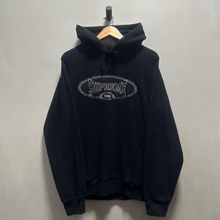 Supreme reverse fleece hoodie