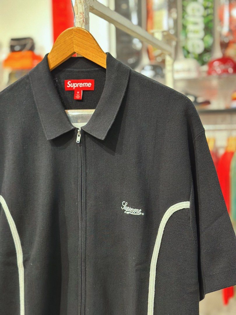 Supreme zip top up polo