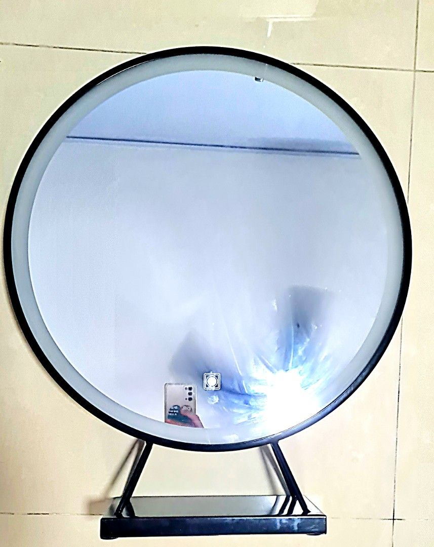 Table Big Round Mirror, Furniture & Home Living, Home Decor, Mirrors on