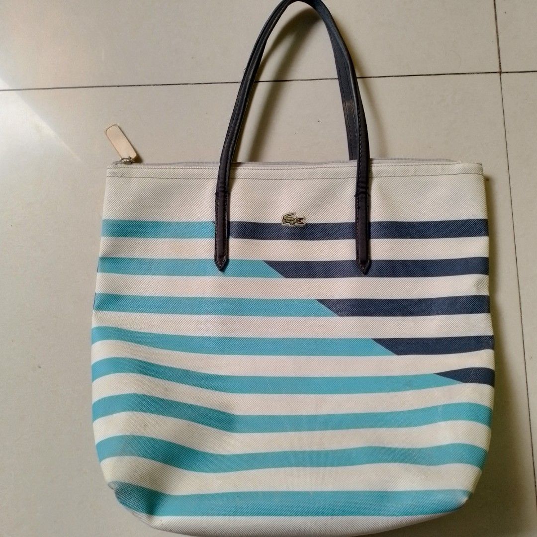 Tas Tote Bag Hand Bag Lacoste Original Medium 3 Warna 3 Tone Color