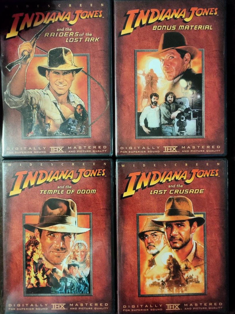 The Adventures Of Indiana Jones The complete DVD Movie Collection