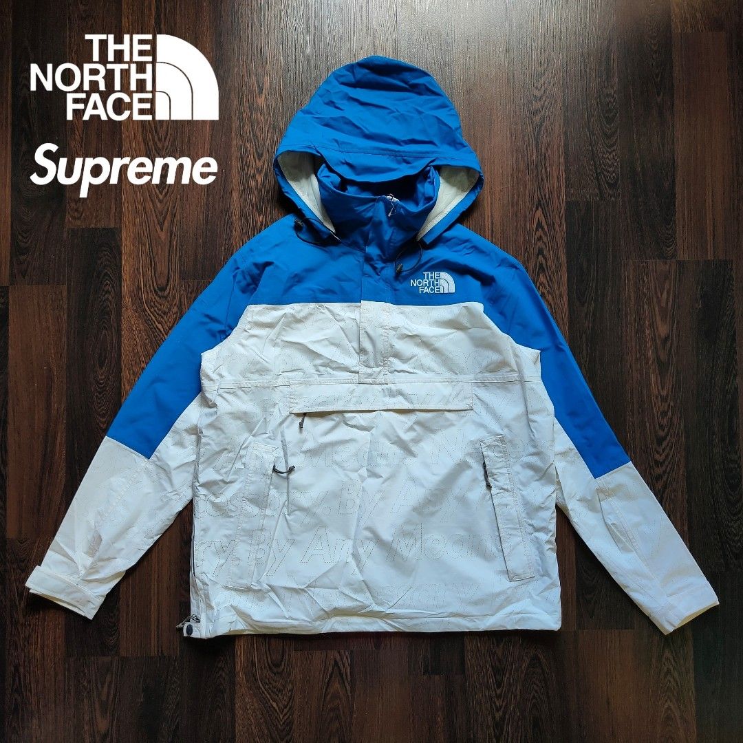 THE NORTH FACE x SUPREME Anorak Cream White Jacket XL Luxury