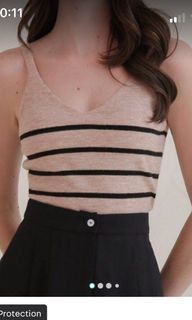 The Willow Label Inez Stripe Top