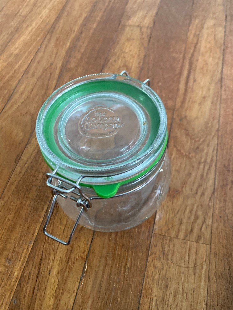 Mainstays Glass Lock Lid Jar