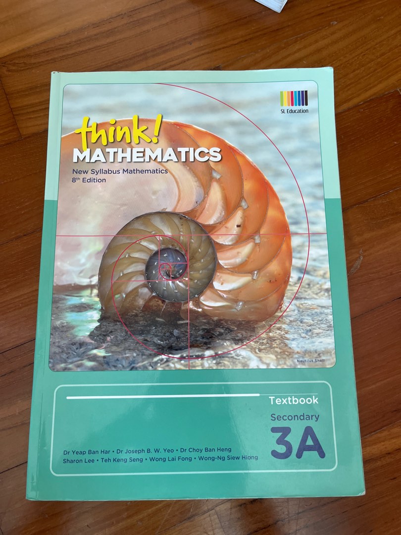 think! mathematics 3A and 3B textbooks, Hobbies & Toys, Books ...