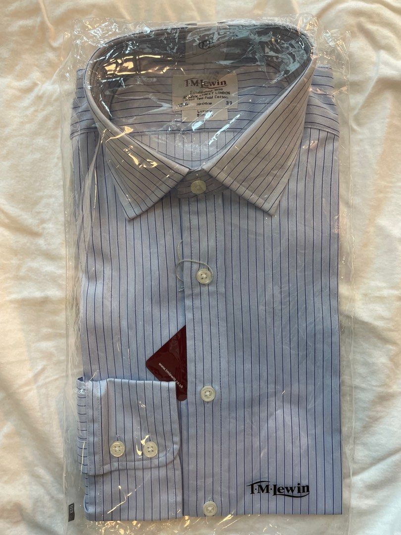 Tm lewin luxury slim fit top