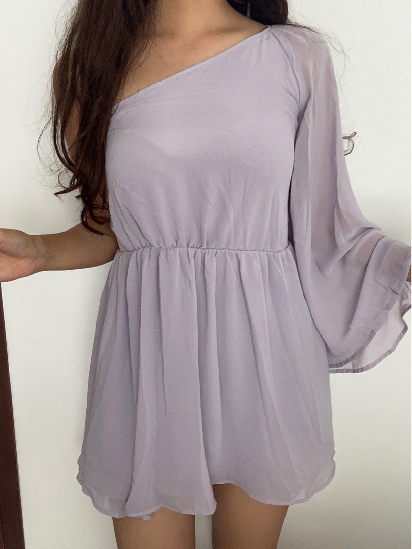 Topshop lilac hotsell dress