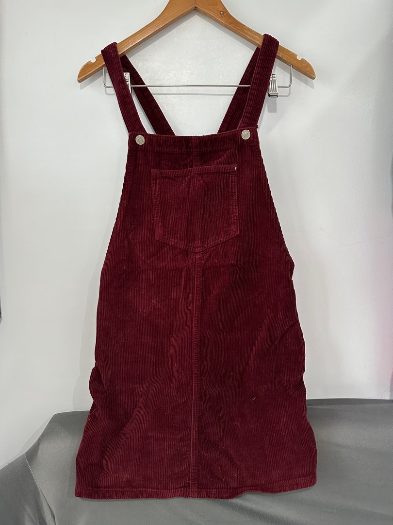 Topshop red cord sales dress