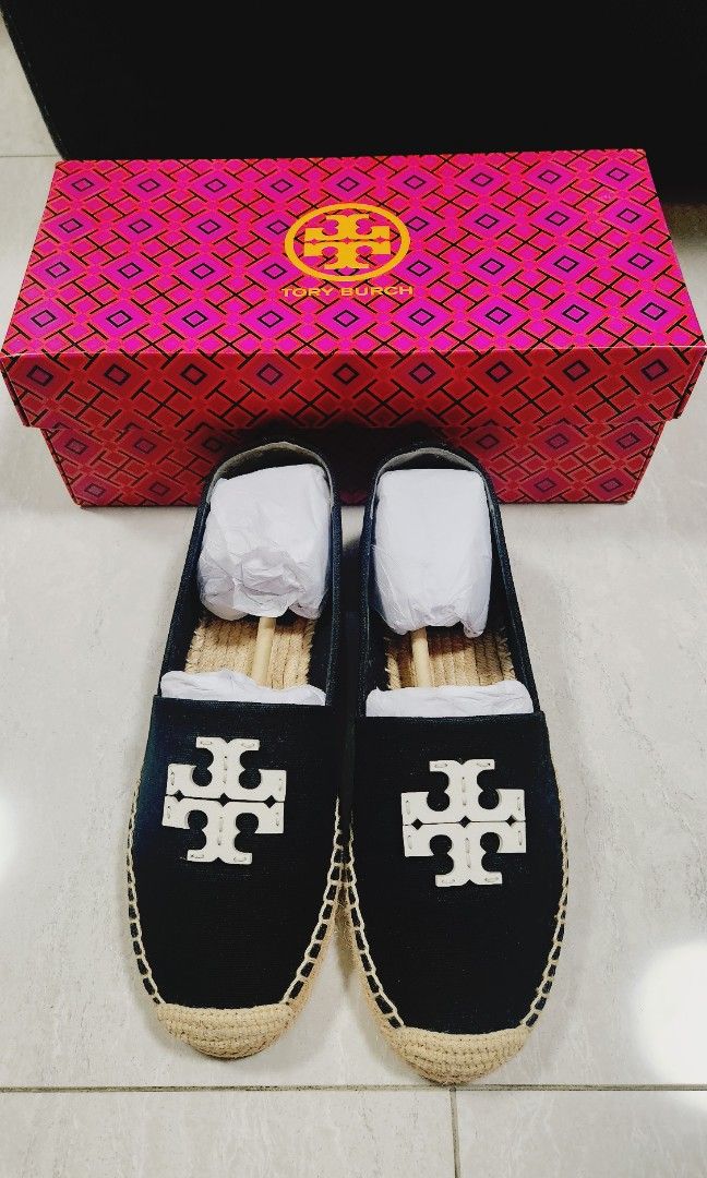 Tory Burch Everly Canvas Espadrille Free Delivery