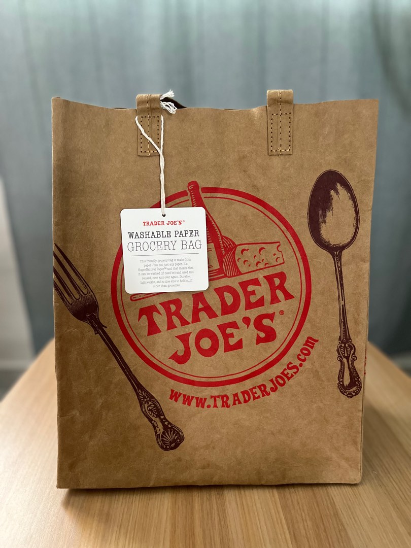 Trader Joe s washable paper grocery bag Hobbies Toys