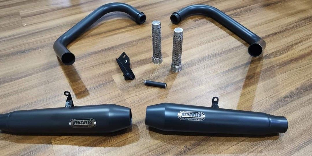 triumph speed twin 2 into 1 exhaust