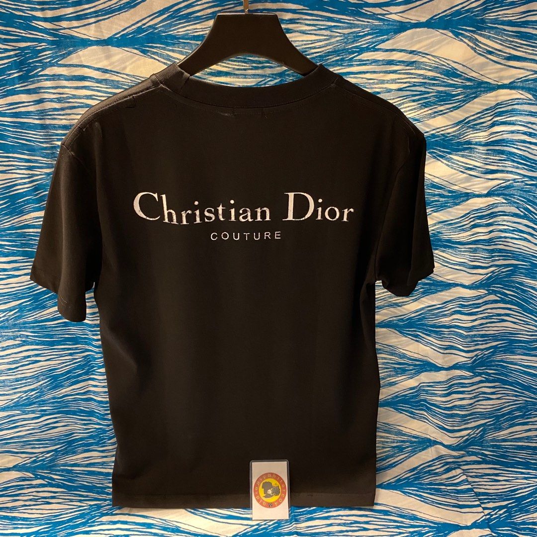 T-Shirt Christian Dior, Barang Mewah, Pakaian di Carousell