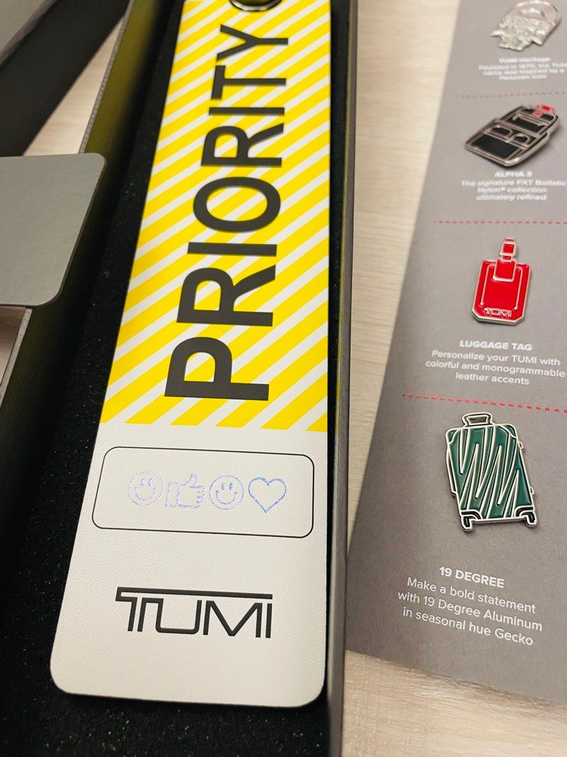 TUMI Travel Priority Hong Kong Luggage Tag