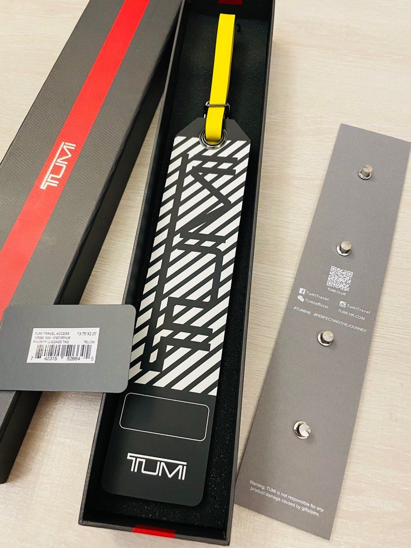 Tumi priority top luggage tag