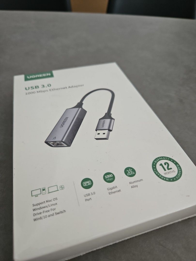 UGREEN USB-C Ethernet Adapter, Computers & Tech, Parts & Accessories ...