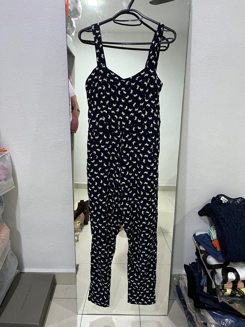 Cat print jumpsuit clearance