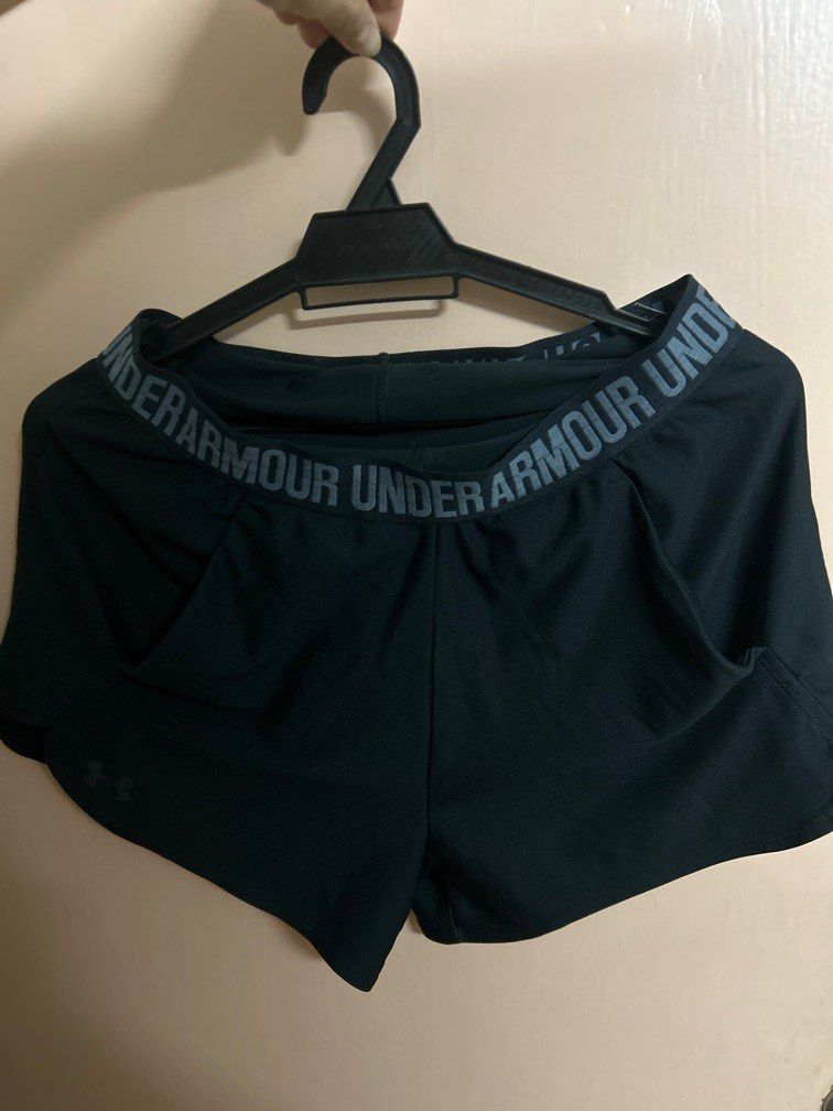 Under Armour dual layer shorts with pockets Women s Fashion