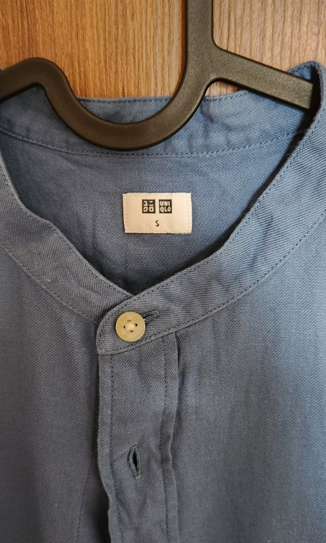 band collar shirt uniqlo