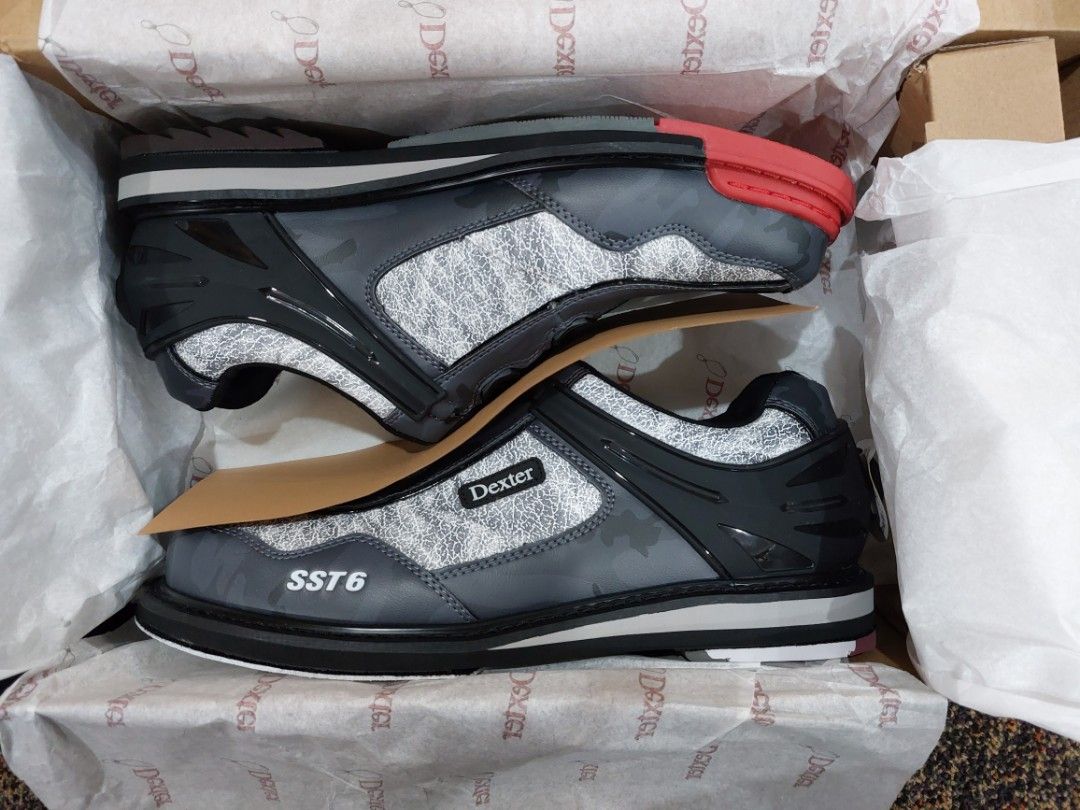 US11.5 SST6 Hybrid BOA Camo Grey Dexter Bowling Shoe Right Hander