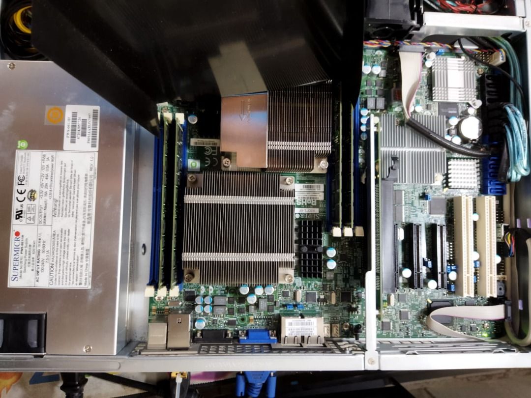 【Used】Serverware Server (Category: Office & Business Technology) located in Kuala Lumpur. Submitted by efactoryentsb (Listing ID 1265077849, Image 2). Description: ServerWare Specification: - SuperMicro X8 DTL - Processor: XEON E5606 x 2 - Ram: 4G x 4(16G) - Capacity: *HDD 300GB x 1(Cheetah 15k.7 SAS) *64GB x 1(Kingston SSD) * Rm950/unit * 1 Week warranty.