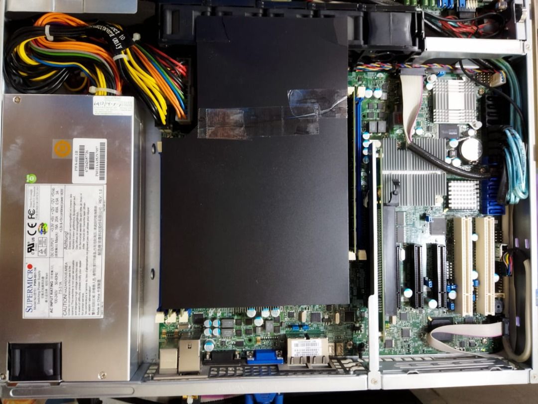 【Used】Serverware Server (Category: Office & Business Technology) located in Kuala Lumpur. Submitted by efactoryentsb (Listing ID 1265077849, Image 3). Description: ServerWare Specification: - SuperMicro X8 DTL - Processor: XEON E5606 x 2 - Ram: 4G x 4(16G) - Capacity: *HDD 300GB x 1(Cheetah 15k.7 SAS) *64GB x 1(Kingston SSD) * Rm950/unit * 1 Week warranty.