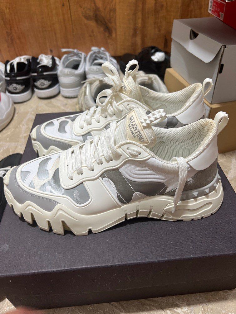 valentino garavani rockrunner white Men s Fashion Footwear