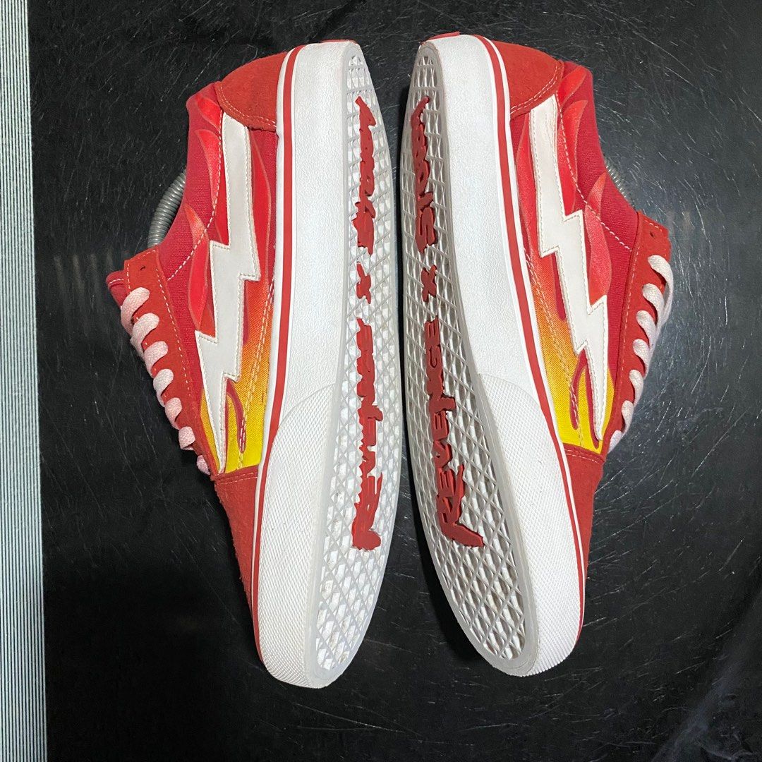 Revenge x storm red on feet top