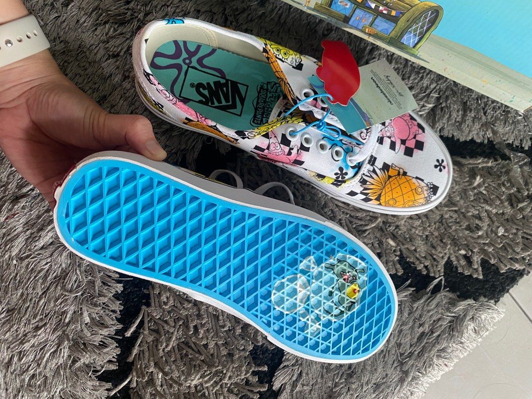 Spongebob vans on foot sales