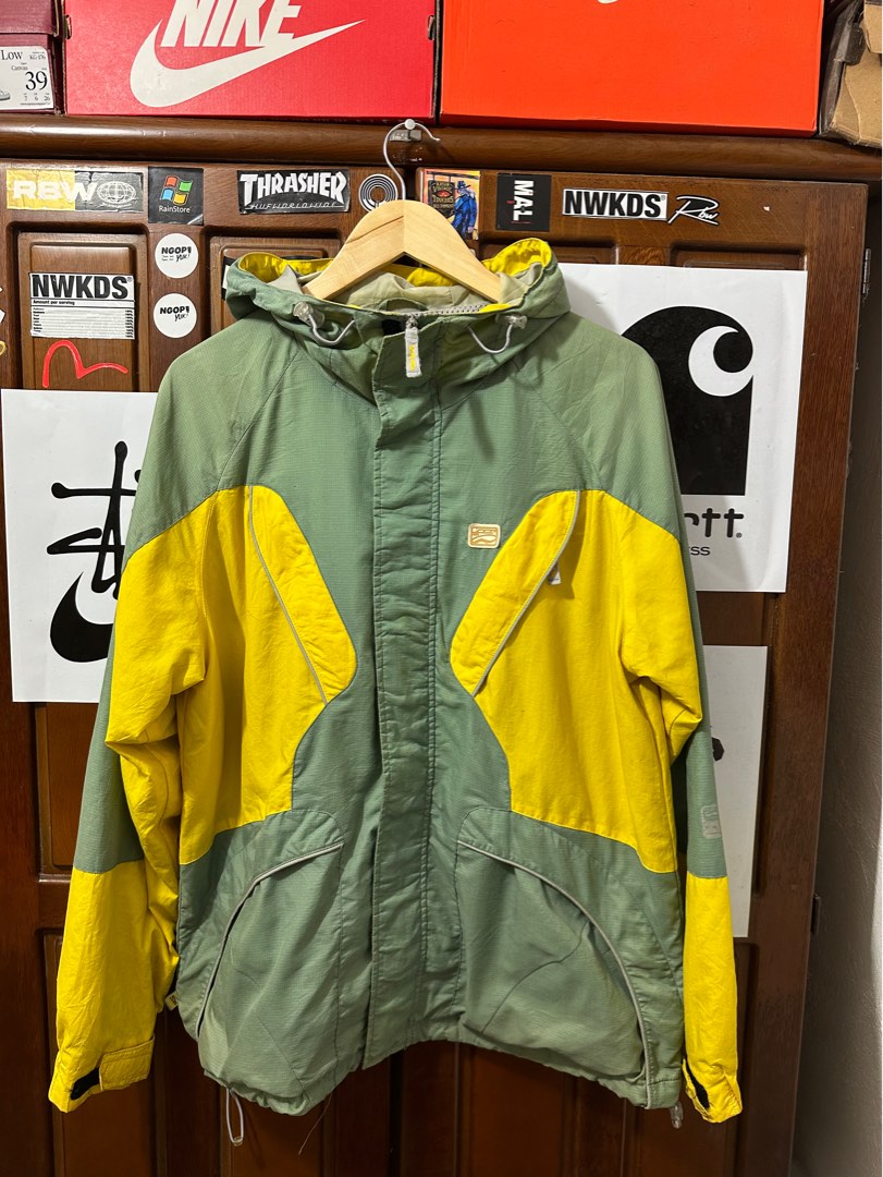 Yellow vans windbreaker discount