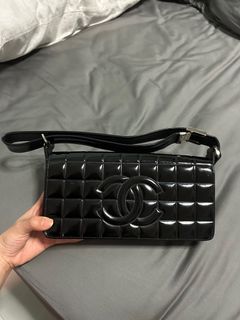 chanel double flap bag small black
