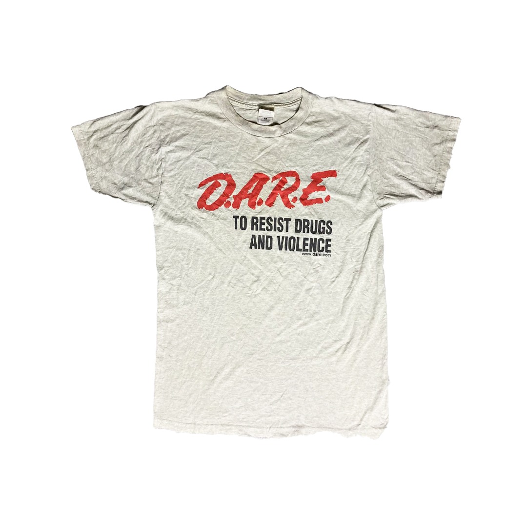 Vintage Dare T-shirt, Men's Fashion, Tops & Sets, Tshirts & Polo Shirts ...