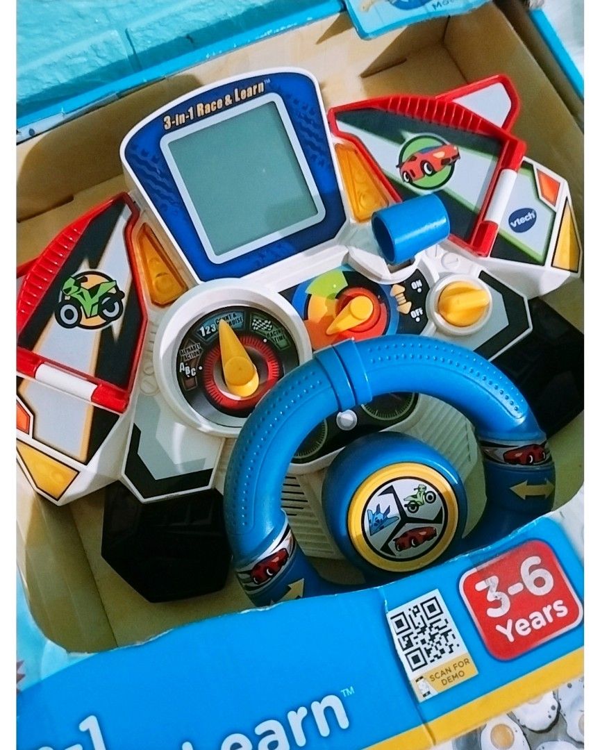 VTech 3in1 Race and Learn, Babies & Kids, Infant Playtime on Carousell