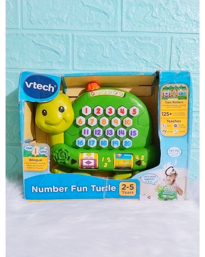 VTech Count and Learn Turtle Babies Kids Infant Playtime on