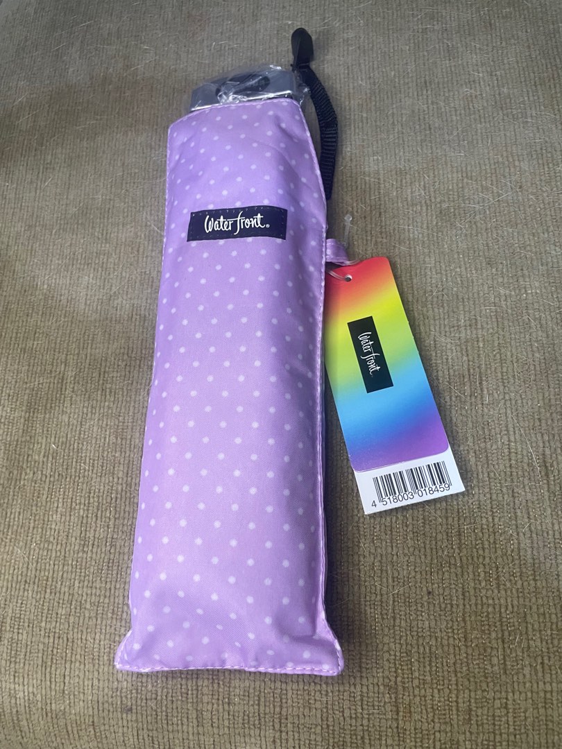 WATERFRONT UMBRELLA JAPAN polka lavender , Hobbies & Toys, Travel