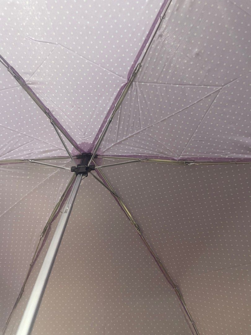 WATERFRONT UMBRELLA JAPAN polka lavender , Hobbies & Toys, Travel