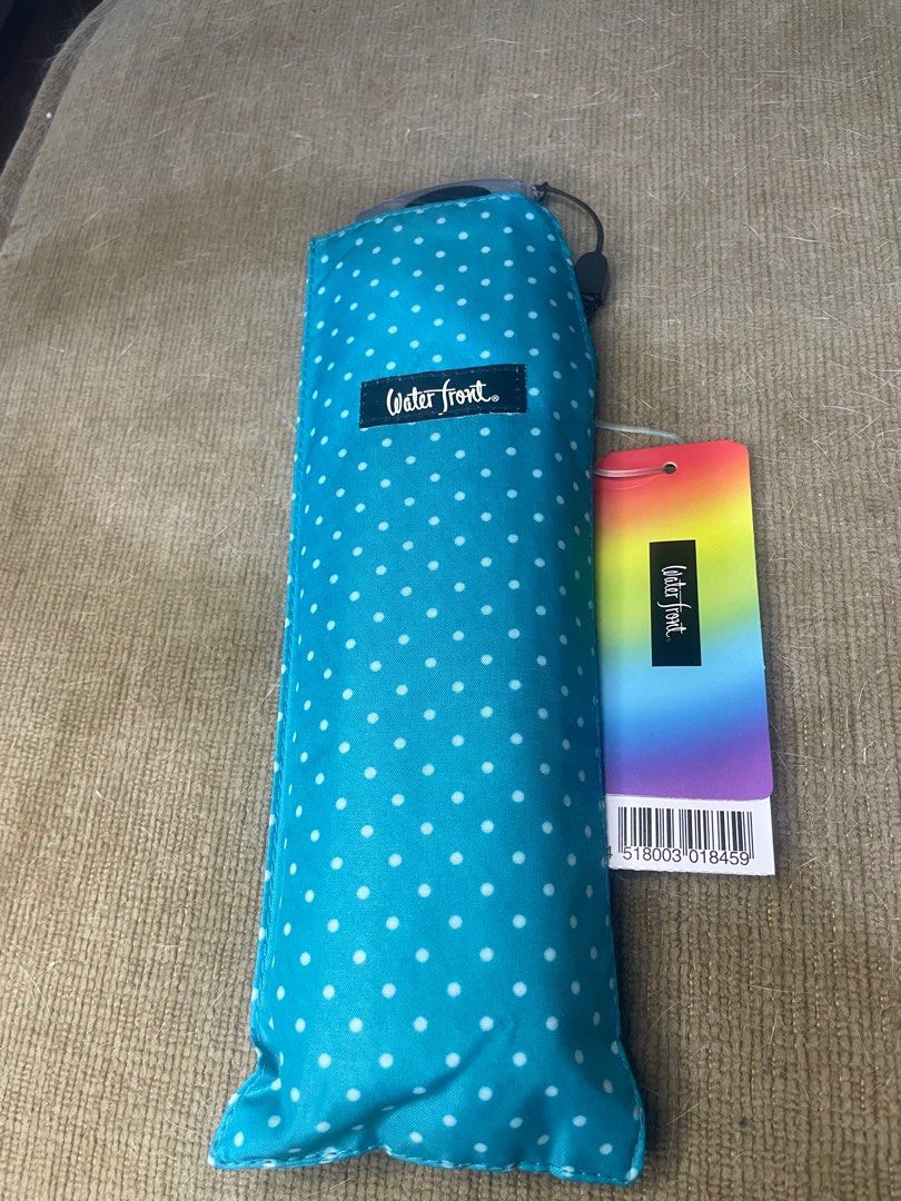 WATERFRONT UMBRELLA JAPAN polka green, Hobbies & Toys, Travel