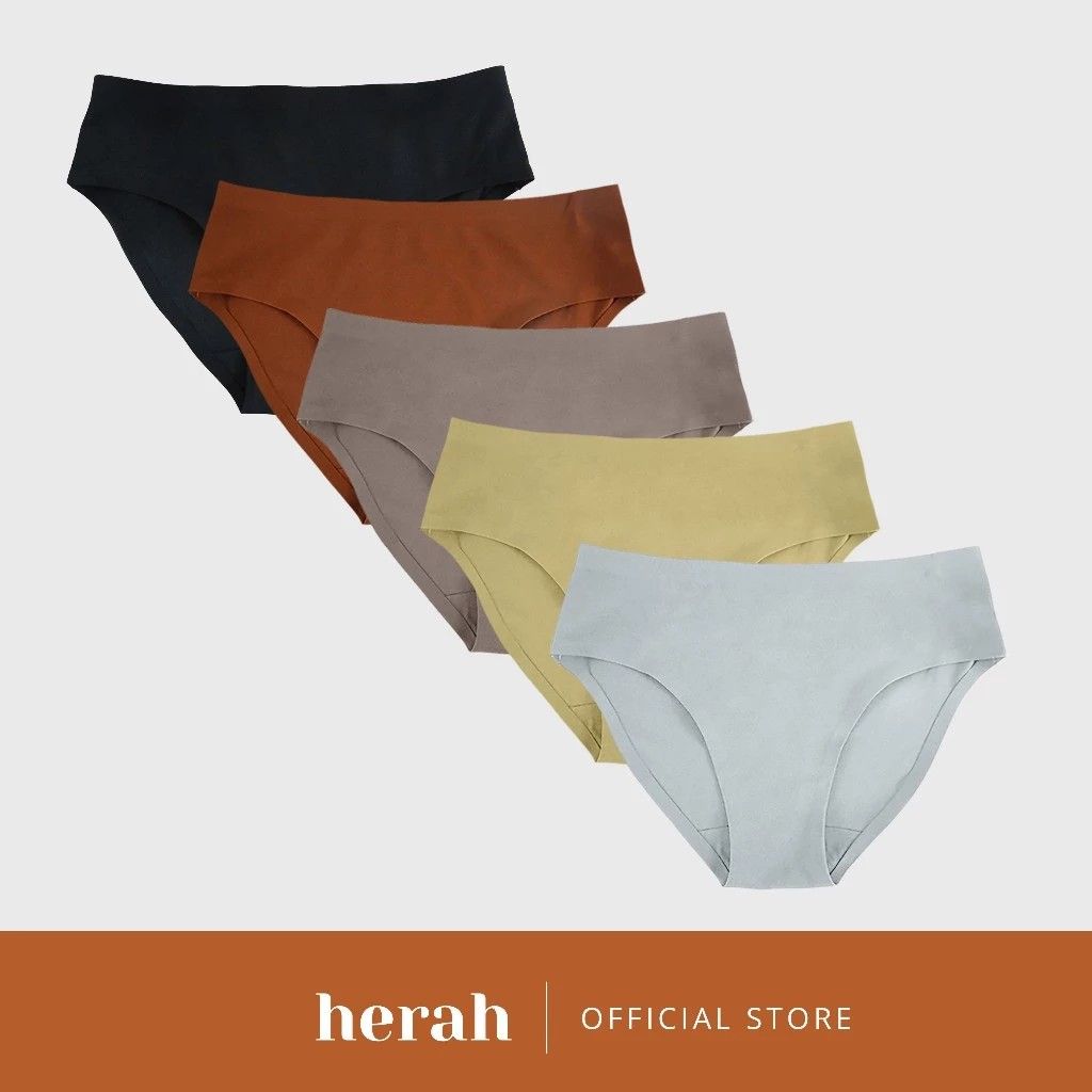 He Rah Herah (M) Hipster Seamless Panty Pack of 5, Women's Fashion ...