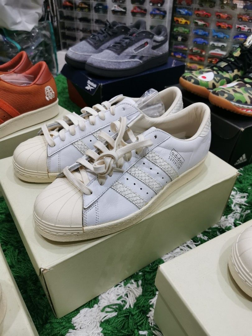 Adidas consortium x undefeated superstar 80s cheap '10th anniversary pack'