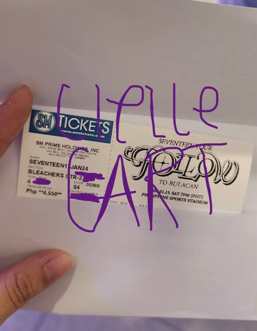 Follow Tour Bleachers Center 2 Ticket, Tickets & Vouchers, Event