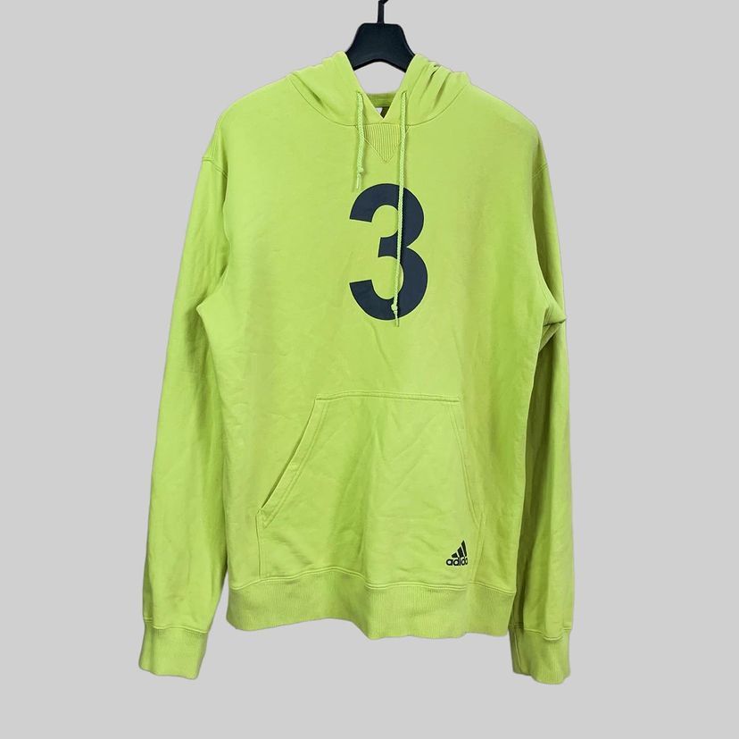 Adidas neon green hoodie sales