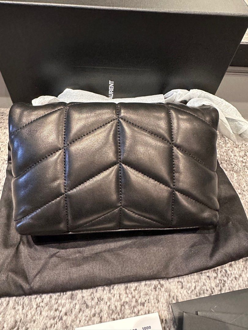 Puffer Ysl Brown Clutch YSL Toy Puffer, Luxury, Bags Wallets On
