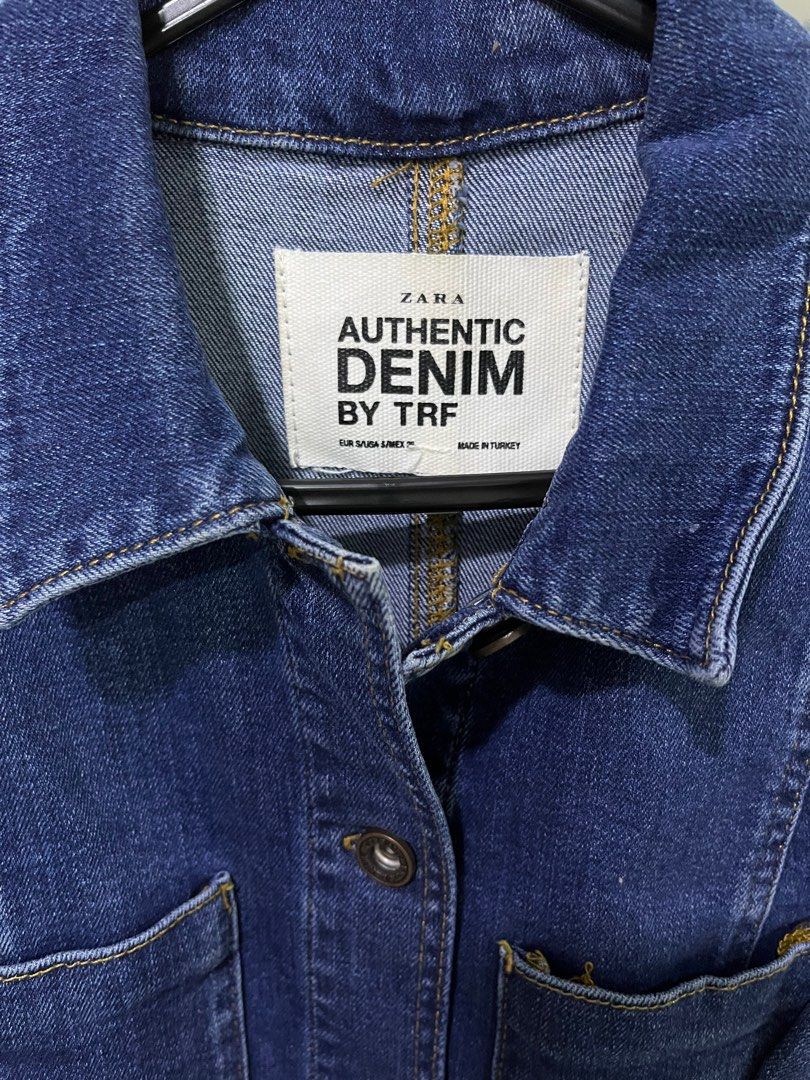 Authentic denim online dress zara