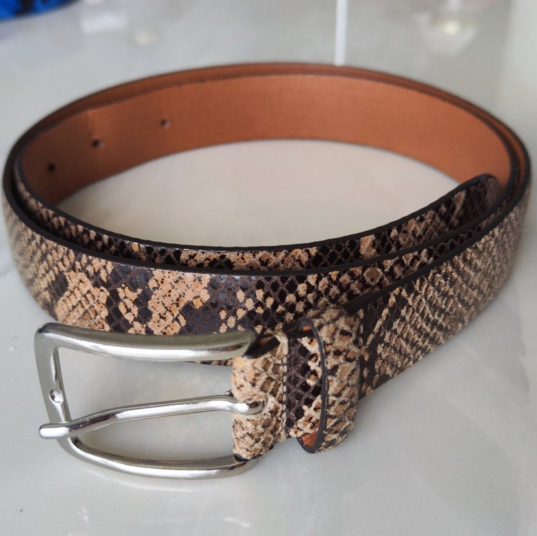 Supreme snakeskin belt sale