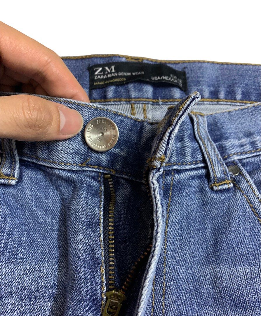 Zara Man Denim Wear ZM Slim Fit Blue Jeans