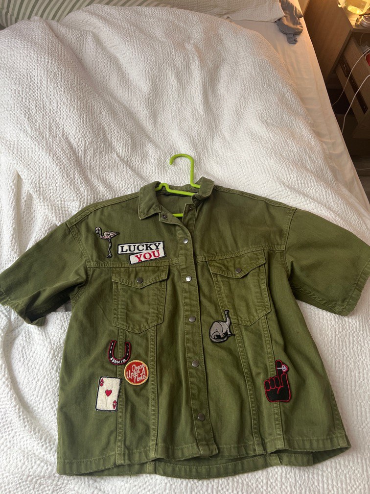 Rolling stones store denim jacket zara
