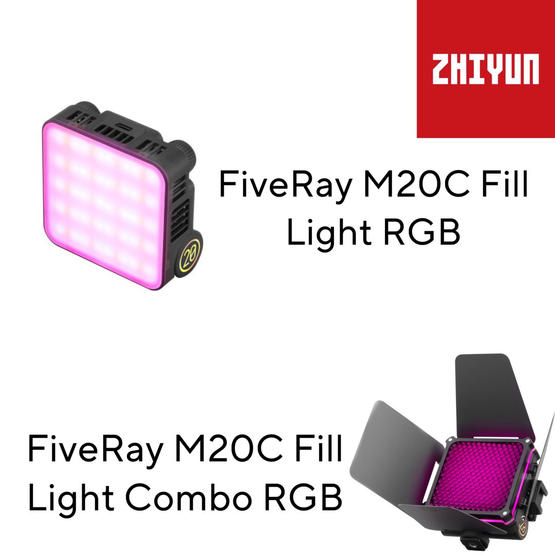 Zhiyun FIVERAY M20C RGB - Professionelle Video-Beleuchtung
