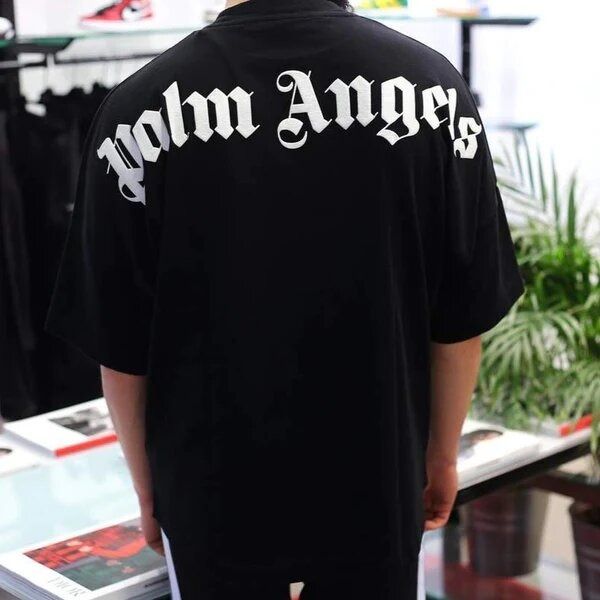 Palm angels neck tee hotsell